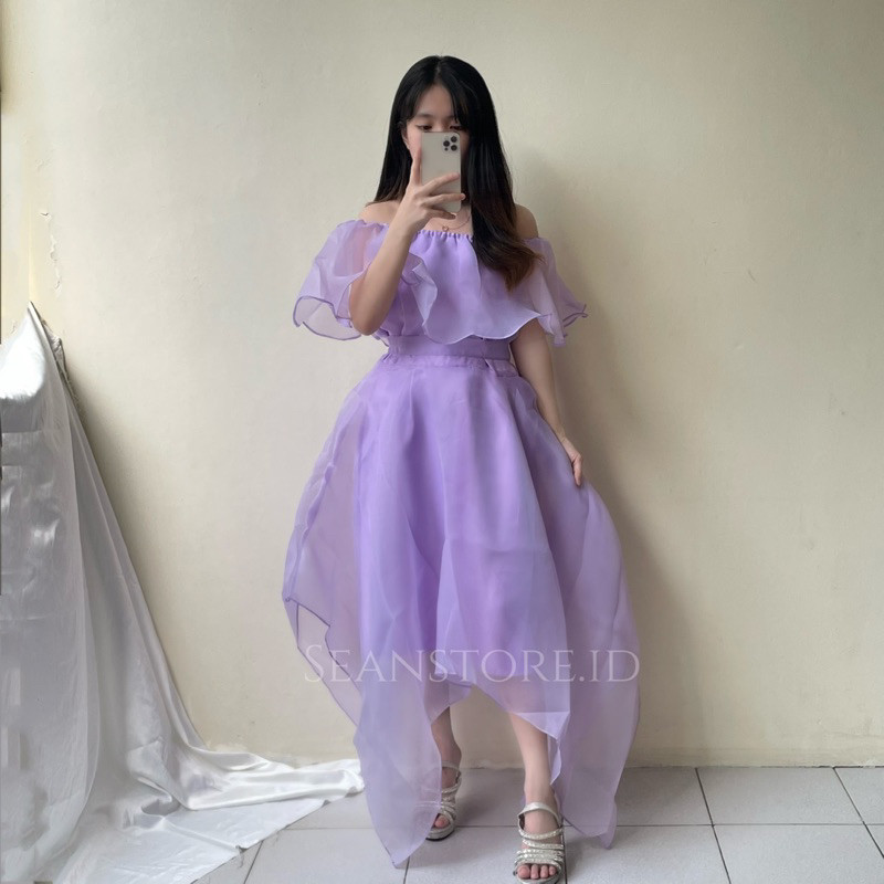 [NEW] Gaun Wanita Populer Dress PREMIUM Gaun Bridemaids Dress Gereja Natal Dress Prewedding
