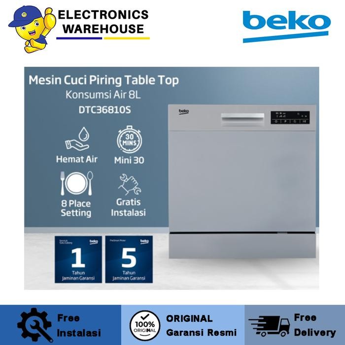 Beko Dishwasher DTC36810S
