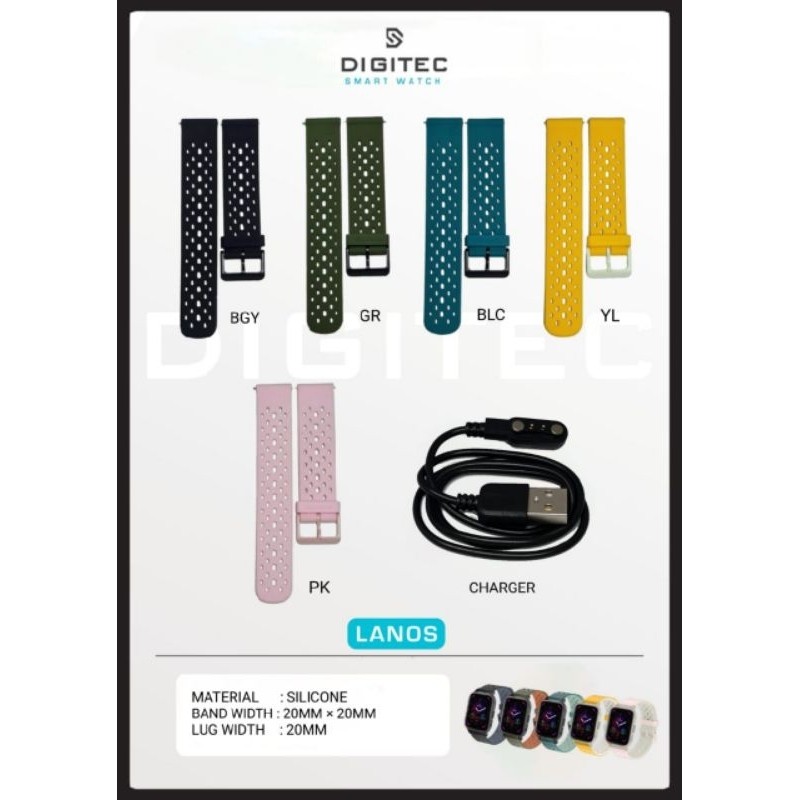 STRAP SMART WATCH DIGITEC MIDEL LANOS 100%