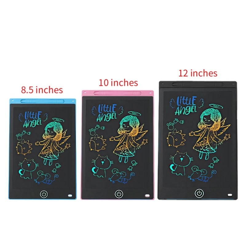 

Multi-Size Lcd Writing Tablet For Kids 6.5/8.5/10/12 Inch- Reusable Drawing Board, Eye Protection,