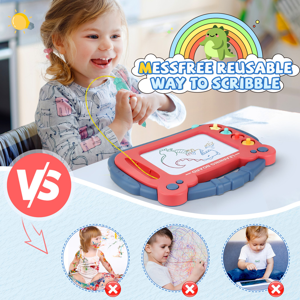 

Kid Magnetic Drawing Board Toys Toddler Graffiti Board Infant Writing Board Suitable For Boys And