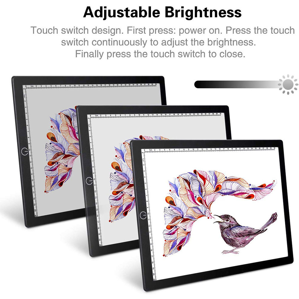 

Upgraded Light Box Tracer A4 Drawing Tablet Led Graphic Writing Digital Copy Pad Board For Diamond
