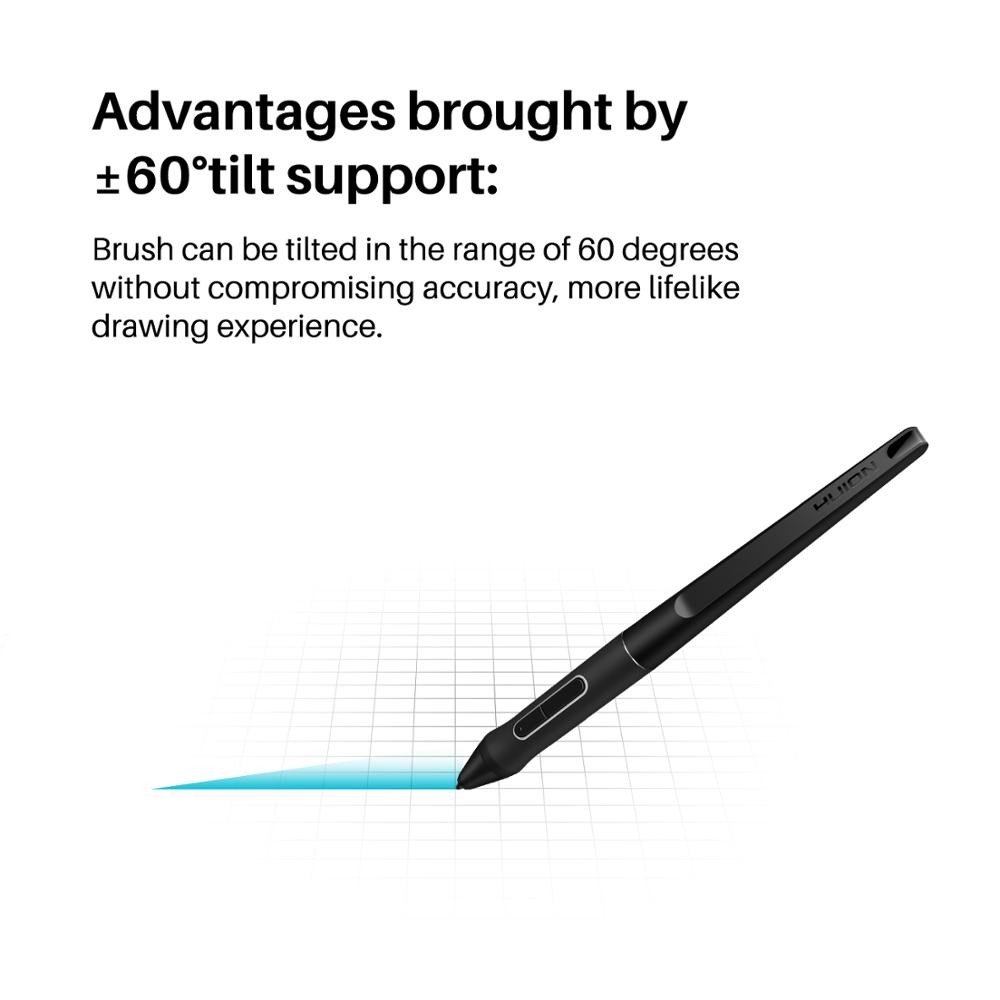 

Huion Pw517 Battery-Free Stylus With 2 Express Key For Pen Tablet Monitor Kamvas 13/22/22