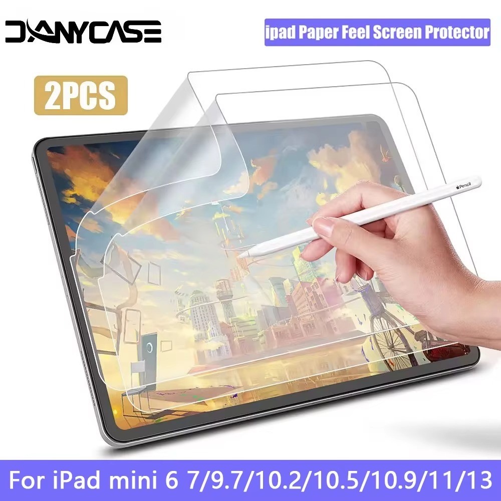 

2Pcs Ipad Screen Protectors Paper Feel For Ipad Pro 11 10/11Th Gen Ipad 7/8/9Th Gen Air 6 4 5 10.9