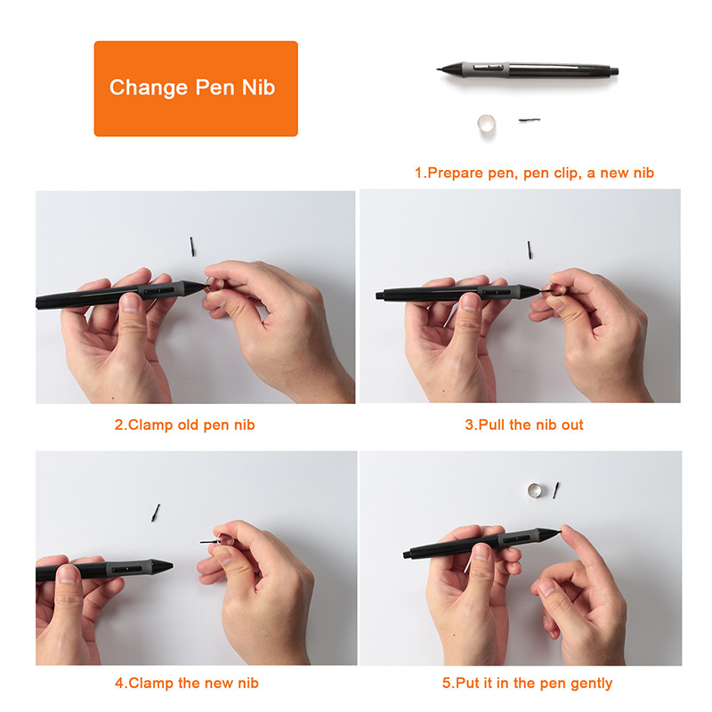 

Gaomon Artpaint Ap10 Digital Pen Battery-Powered Stylus For Drawing Graphic Tablets S56K 860T