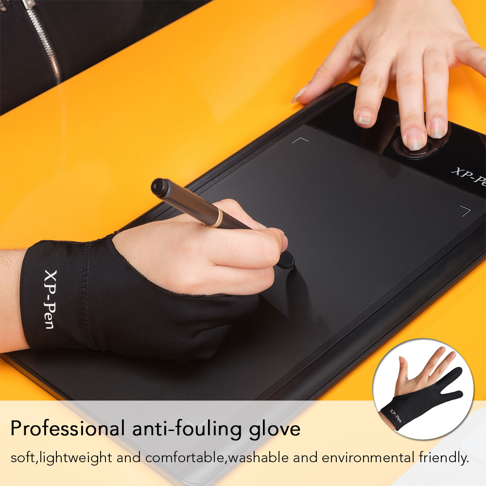 

Artist Anti-Fouling Glove For Drawing Tablet/Display Light Box/Tracing Light Pad For Xp-Pen Huion