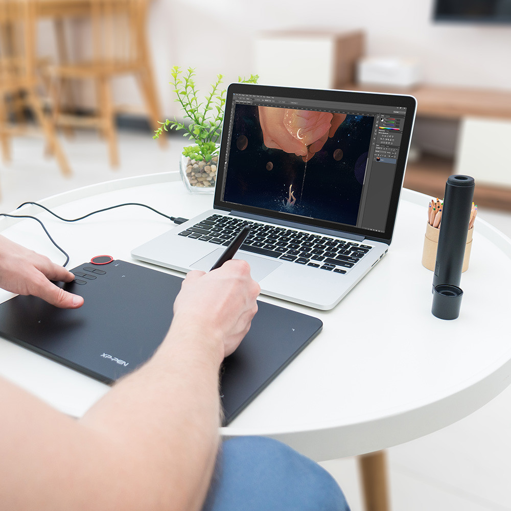 

Xppen Deco 03 Wireless 2.4G Digital Graphics Drawing Tablet Drawing Pen Tablet With Battery-Free