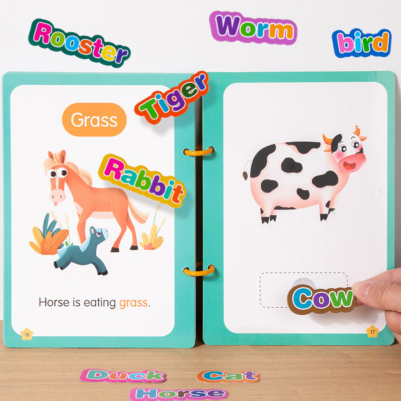 

Magic Water Drawing Book Reusable,Learn Animals Numbers Colour,Paintless Doodle Kit For Toddlers
