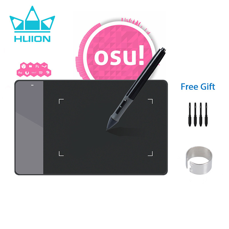 

Huion 420 Graphics Tablet Osu Gaming Digital Pen Tablet For Drawing 4X2.23 Inch Signature Pad