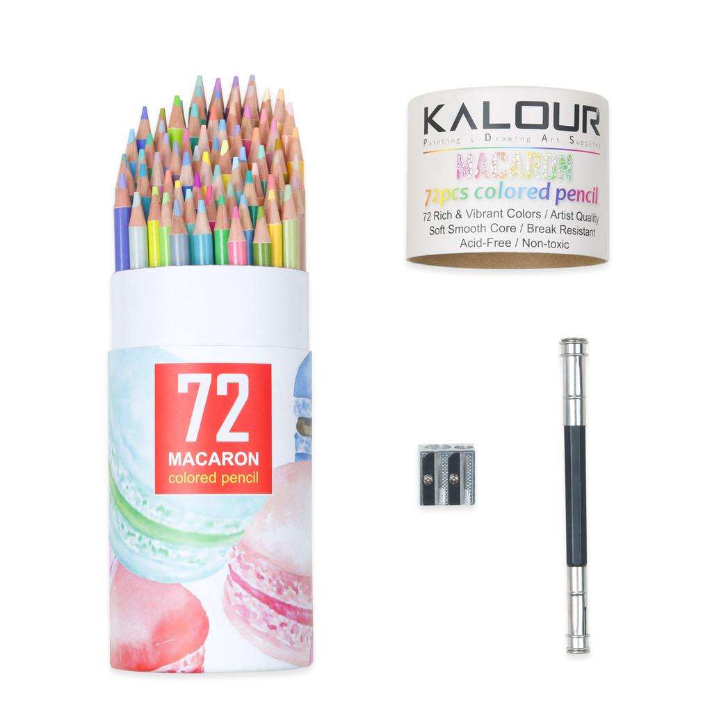 

Kalour Macaron Pastel Colored Pencils,50/72Colors,Artists Soft Core,Ideal For Drawing Sketching