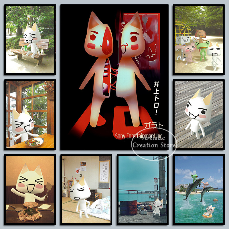 

Cartoon Inoue Toro Cute Poster Prints Canvas Painting Wall Pictures For Living Room Bedroom Wall Art