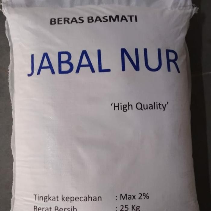 

BERAS BASMATI JABAL NUR 25KG
