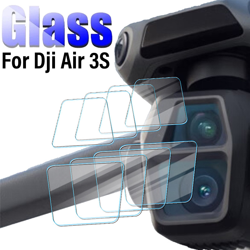 9H Hardness Tempered Glass For DJI Air 3S Gimbal Lens Protector Anti-scrach Dustproof Protective Fil