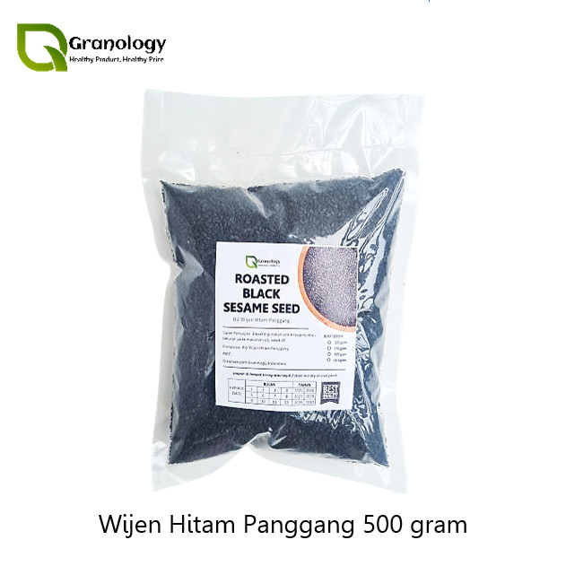 

Wijen Hitam Panggang / Roasted Black Sesame Seed 500 gram