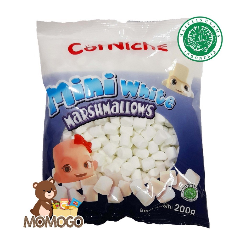 

CORNICHE MINI WHITE MARSHMALLOW 200GR