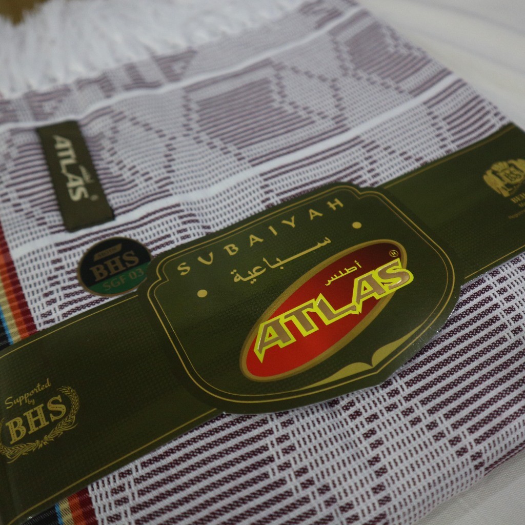 Termurah Surban Atlas Subaiyah Motif Bhs Sorban Kuncir Surban Atlas Original Lipat Shawl Bhs Oleh