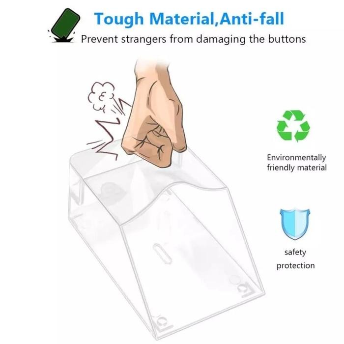 Auradeko Bel Rain Cover Pelindung Tombol Bel Waterproof Anti Hujan