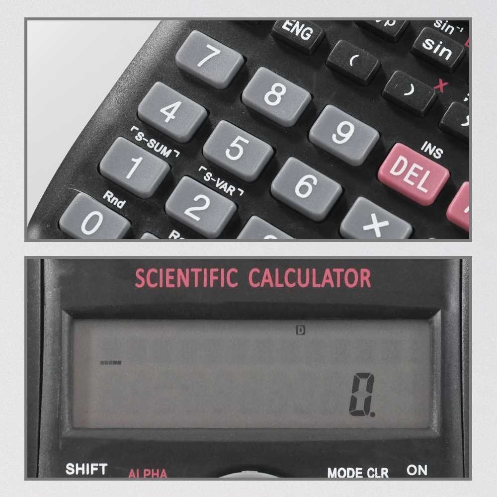 

[READY] Kalkulator Elektronik Scientific Calculator - KK-82MS-B DEXIN