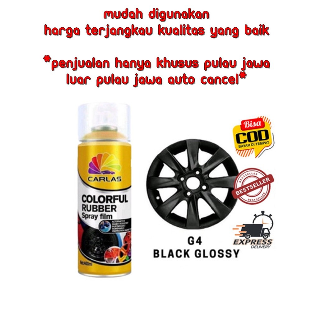 Carlas Rubber Paint Cat Karet Pilok Velg Body Mobil Motor Seperti Stiker Bisa Dikupas Ganti Cat Lagi