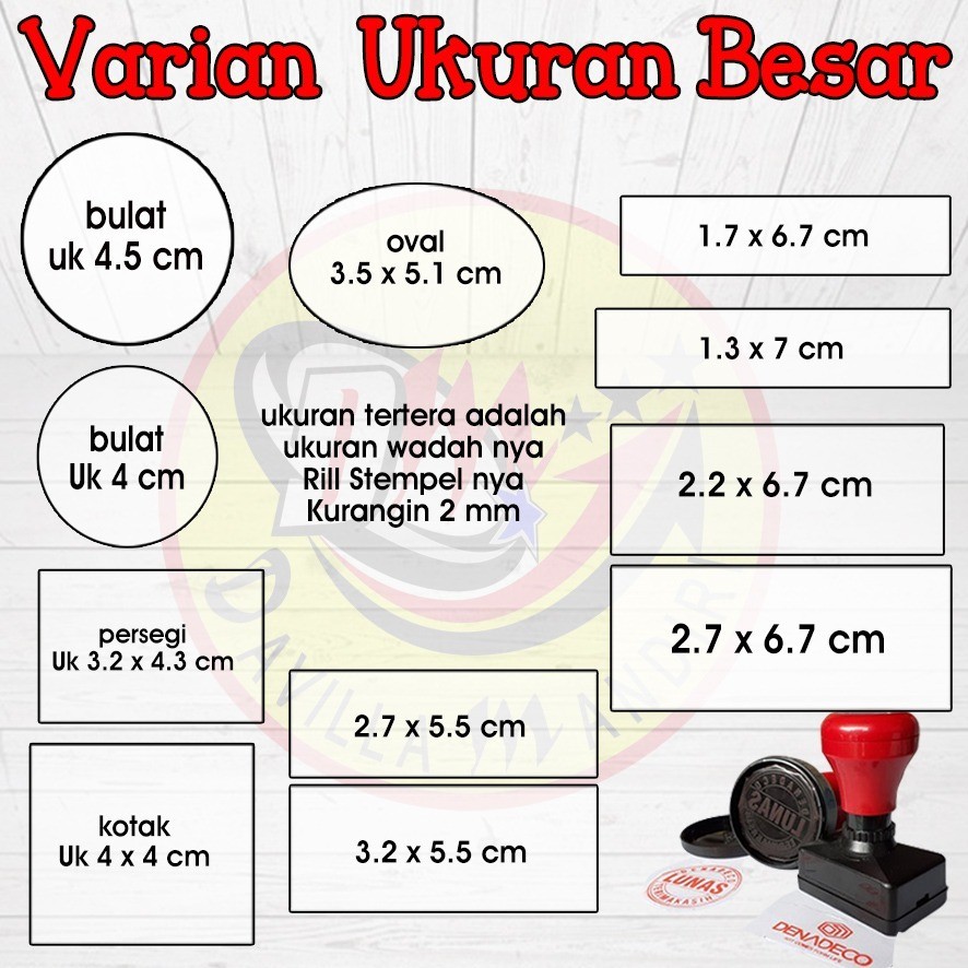 

[READY] Stempel Otomatis Design Custom