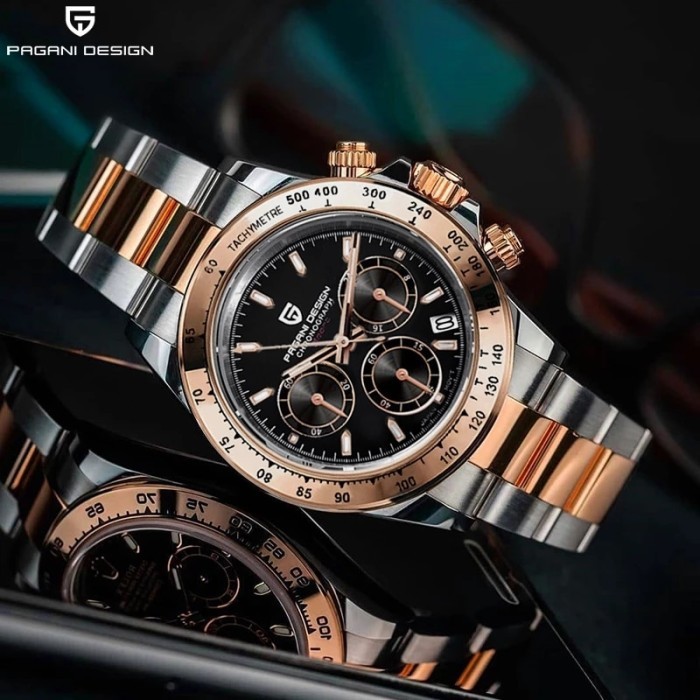PAGANI DESIGN Fashion brand quartz men automatic date watches diving