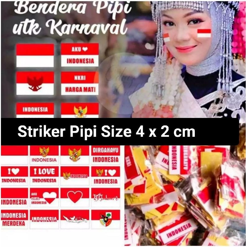 

Ta Souvenir Sticker Pipi Hut RI Dirgahayu Indonesia