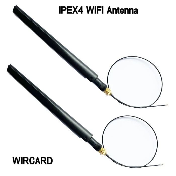 WIRCARD 30CM IPEX4 to SMA Antenna IPEX1 Antenna For WIFI Card 4G