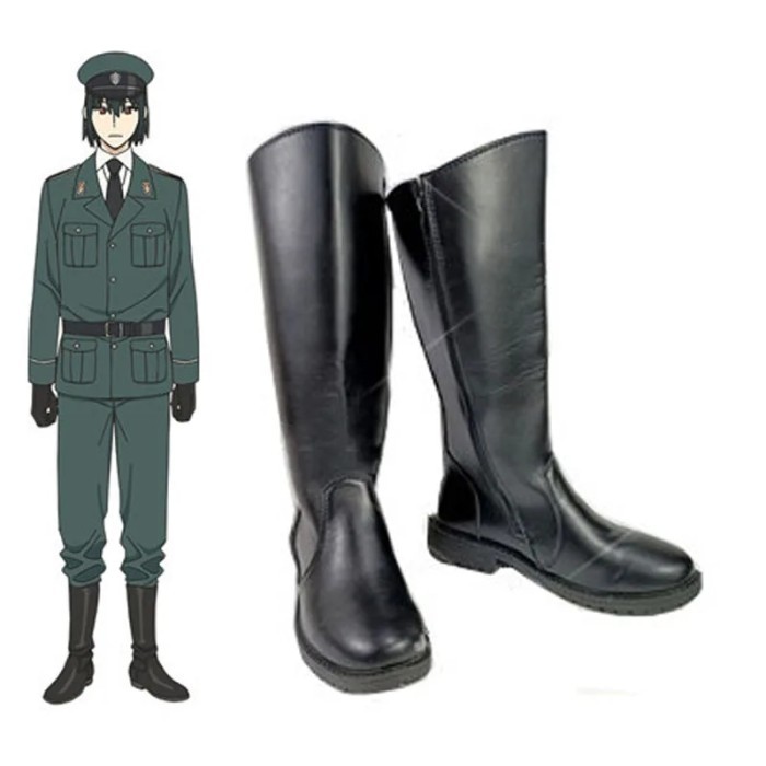 Anime Spy X Family Yuri Briar Black Cosplay Boots SPY×FAMILY Yor