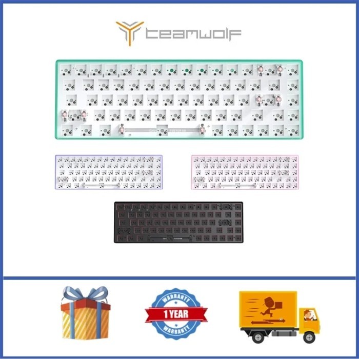 CIY Tester68 Wireless Bluetooth 5.0 with 2.4G Mechanical Keyboard