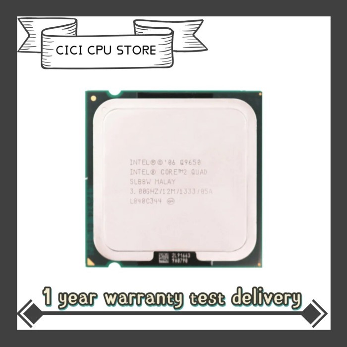 Intel Core 2 Quad Q9650 Processor 3.0GHz 12MB Cache FSB 1333 Desktop