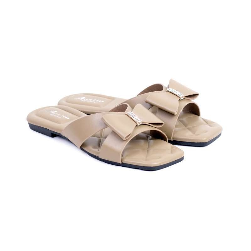Sandal Wanita Flats AUSTIN Colette - Khaky *