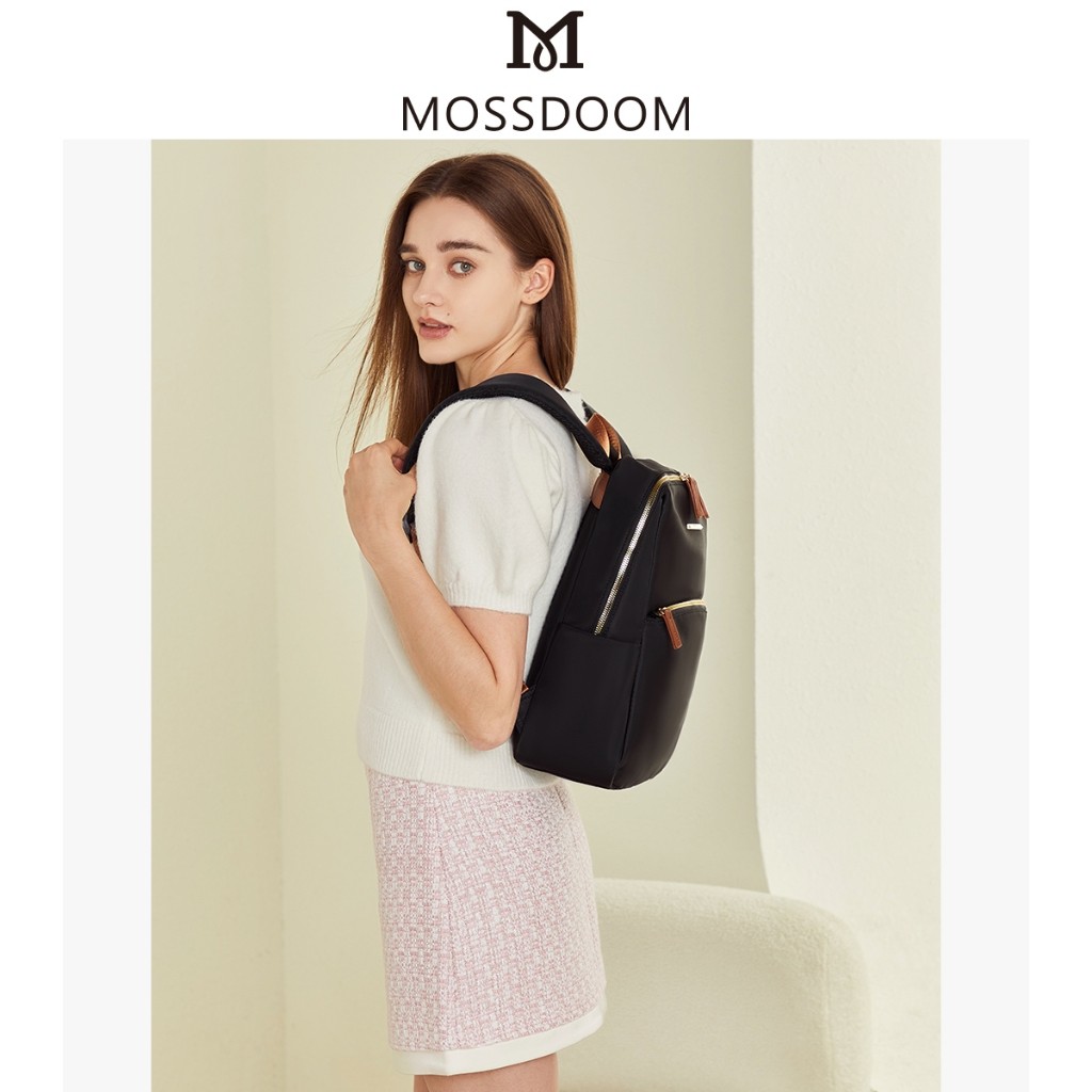 MOSSDOOM TAS RANSEL WANITA HUGO BACKPACK RANSEL SISWA TAS RANSEL MULTIFUNGSI