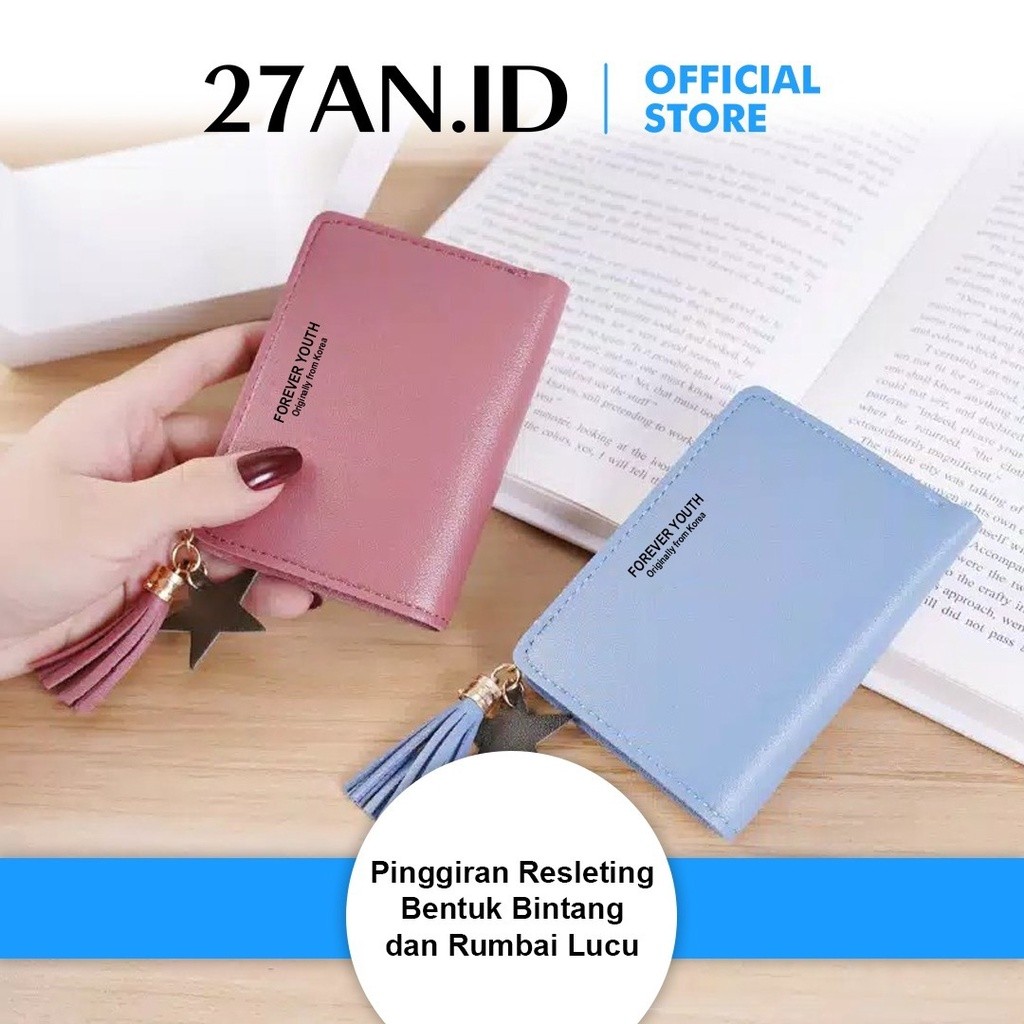 (27AN.ID ) DOMPET LIPAT PENDEK D202 DOMPET LIPAT MINI WANITA