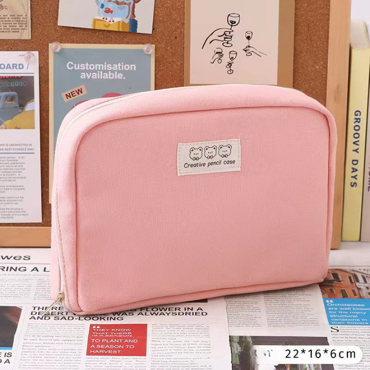 

Kinokimi - Kotak Pensil Cantik Multifungsi Tas Kecil Perlengkapan Sekolah Stationary Bag