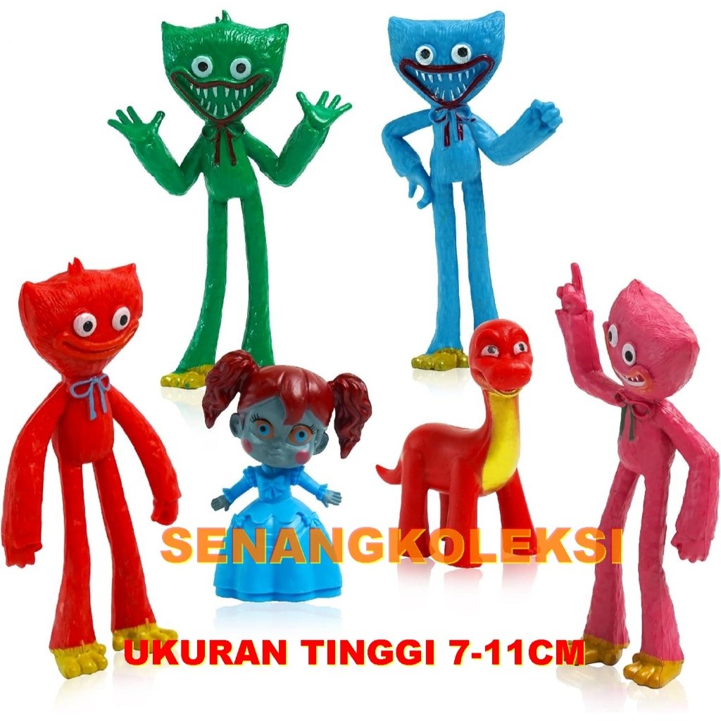 Huggy wuggy Game Horor Poppy playtime/Mainan Topper