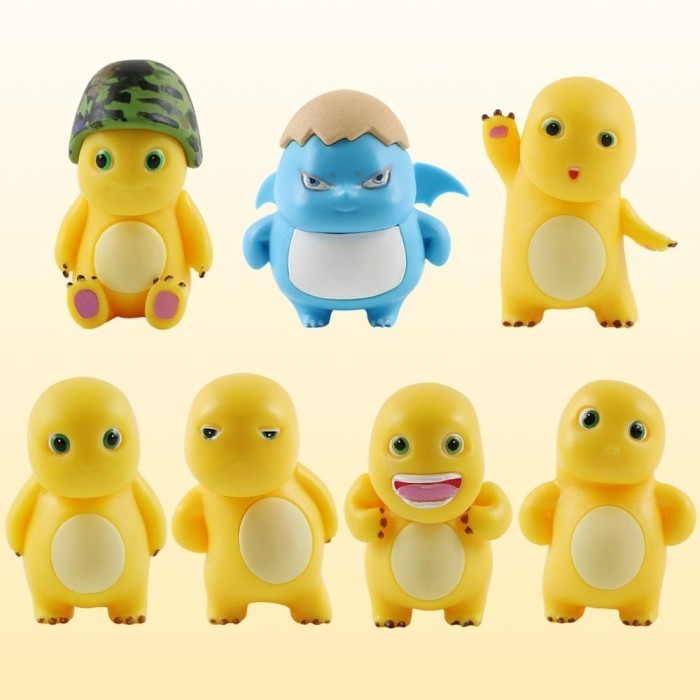 Nailong Dino Kuning Set / Mainan Dino Kuning Nailong Kualitas Pum