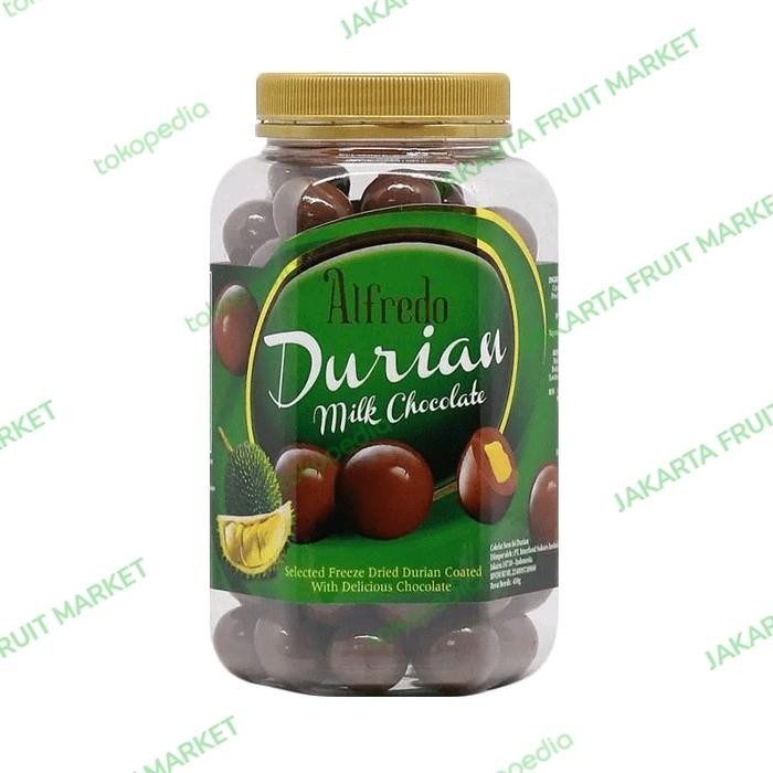 

(COKELAT) ALFREDO DURIAN MILK CHOCOLATE 450G Terlaris