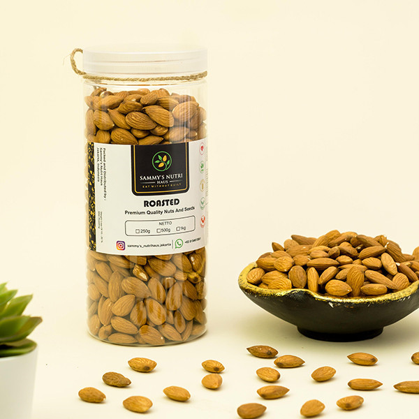 

Roasted Salted Almond AUSTRALIA 1kg (Kacang Almond Panggang Asin) Terlaris