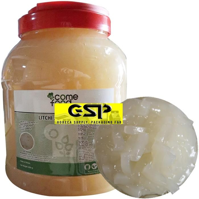 

Lychee / Leci / Jelly / Jeli / Litchi Jelly Topping Minuman Taiwan 4kg Terlaris