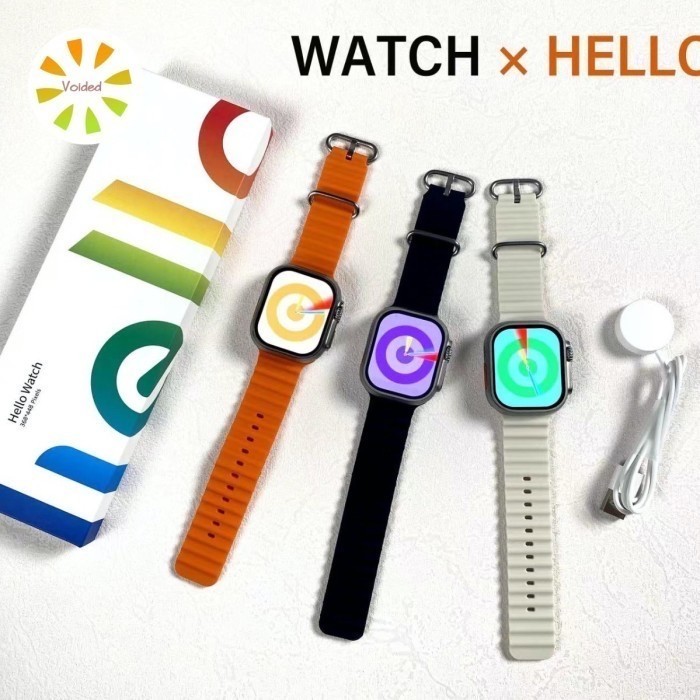 (Expert) Smart Watch Hello Watch 3 Plus Amoled watch Ultra 8