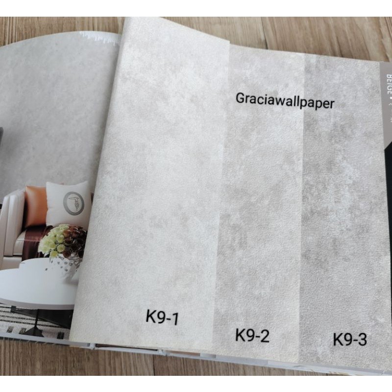 Wallpaper Dinding Acian Semen Abstrak Beige