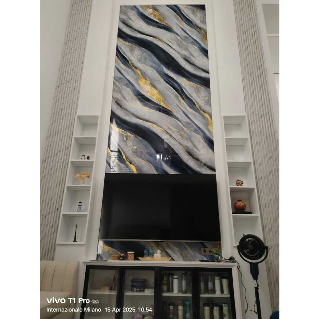 WPC PANEL DINDING KAYU KISI KISI WPC WALL PANEL DINDING MARMER 3 METER MARMER WALLPANEL WPM 01 WPM