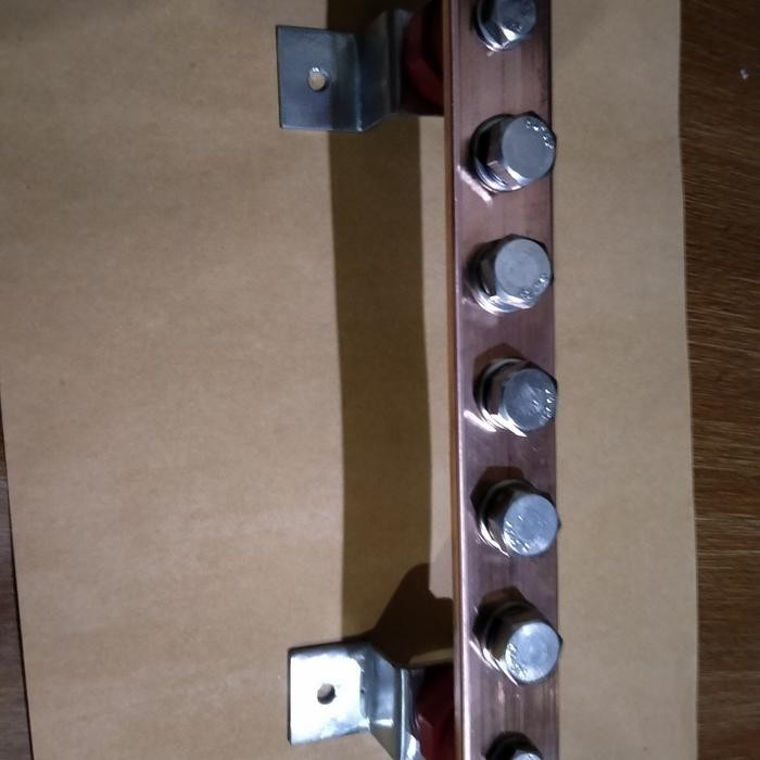 Tuklex- Busbar plat tembaga grounding panel 250 x 30 x 6mm