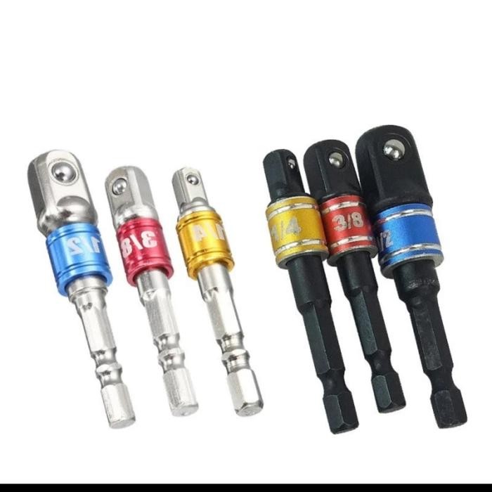 Obrali- konverter kepala bor hex kunci shock impact driver adapter sambungan