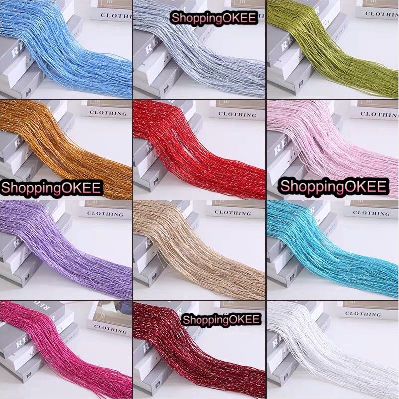 TIRAI BENANG GLITER /TIRAI DEKORASI/TIRAI BENANG/TIRAI PINTU/TIRAI UNIK/TIRAI DEKOR