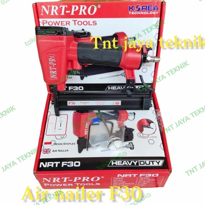 

Rakitan- NRT-PRO F30 AIR STAPLER GUN PAKU TEMBAK I / AIR NAILER F 30 NRT PRO