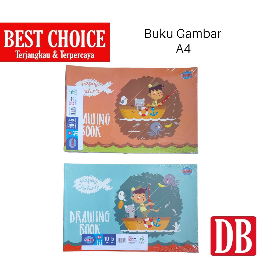

[READY] Buku Gambar SIDU A4 10 lembar (5 pcs)