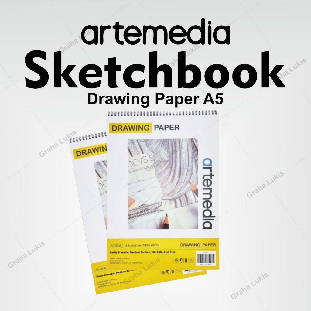 

[READY] Sketchbook Artemedia Drawing Paper A5 150 GSM