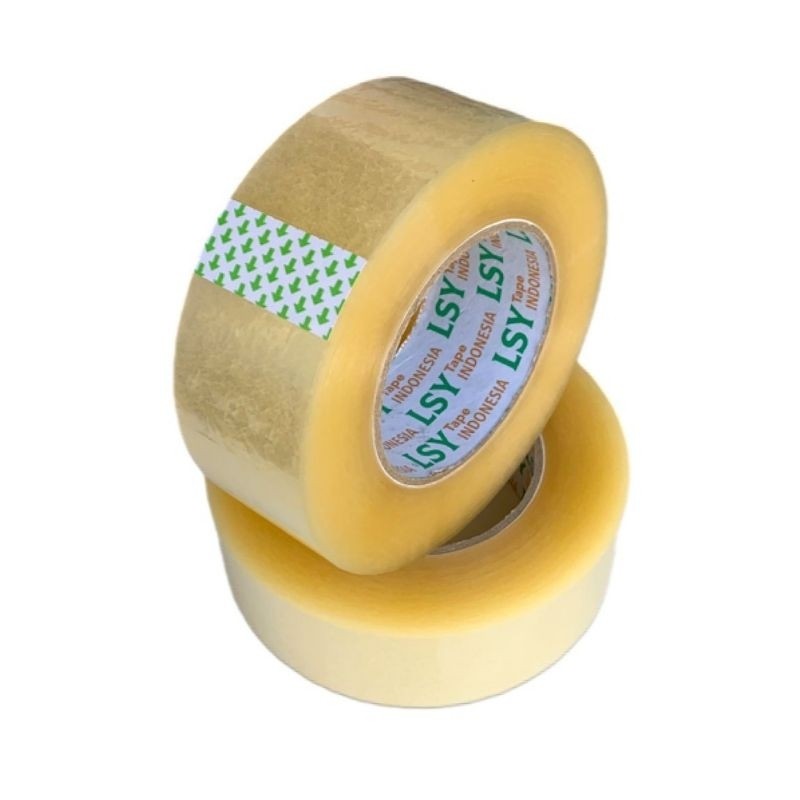 

JH8 lakban bening - cokelat termurah LSY TAPE 1 dus isi 24 roll 300yard CHO