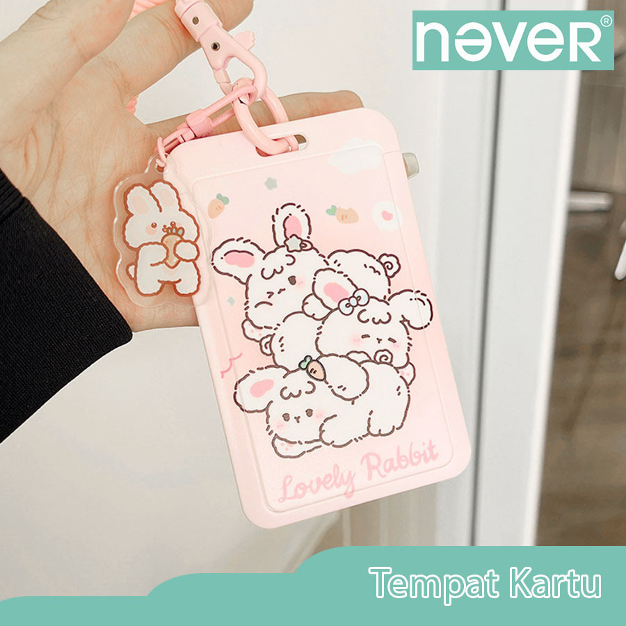 

JH8 Never Official- Tempat kartu card holder name tag gantungan tas